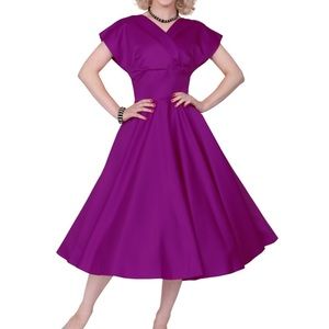 Vivian of Holloway Mulberry Duchess Dress